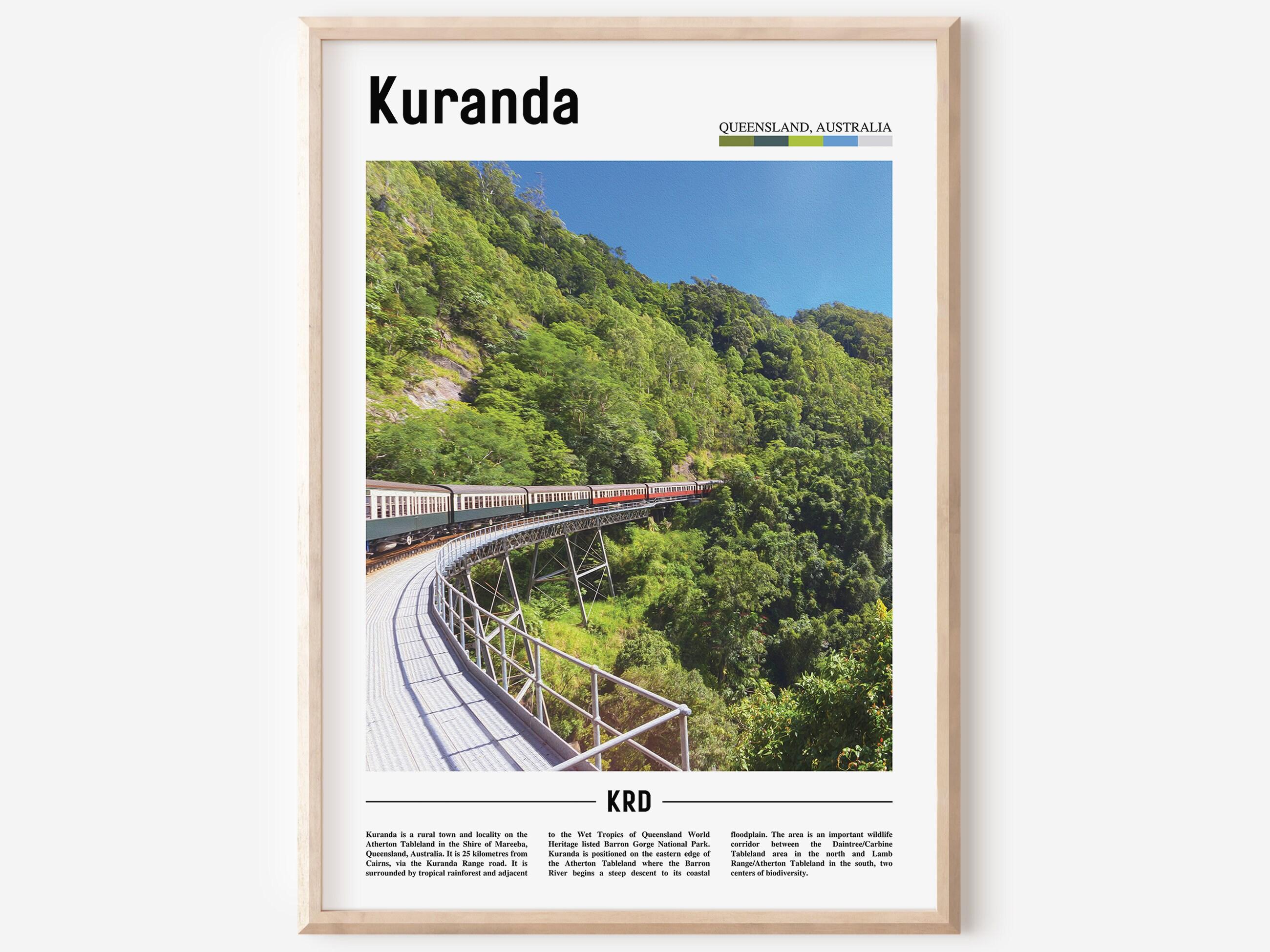 Kuranda Print, Kuranda Poster, Kuranda Wall Art, Oil Painting ...